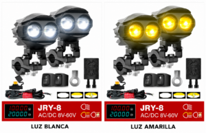 Exploradora Antiniebla Moto-Carro Jry-8