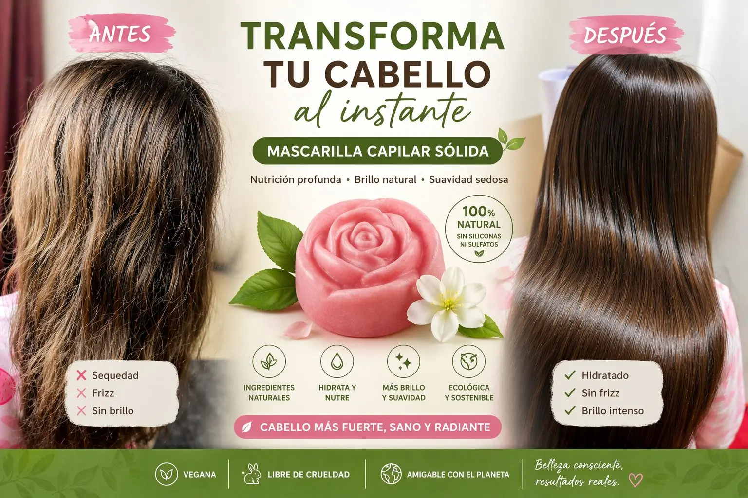 Cepillo desenredante incluido en el set capilar