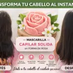 Mascarilla capilar sólida en formato de barra