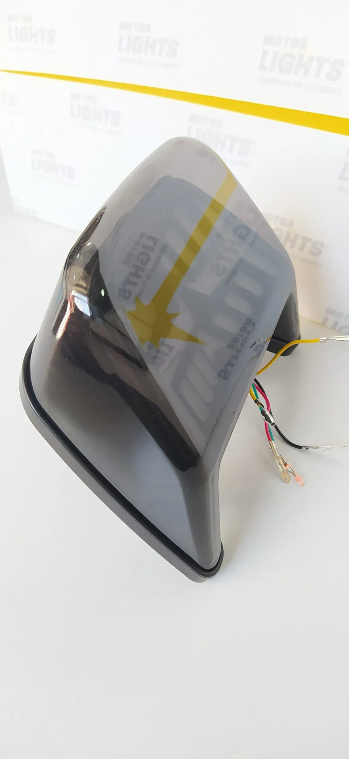 Stop LED integrado para moto Boxer con direccionales - Moderniza la estética trasera y mejora la visibilidad en carretera