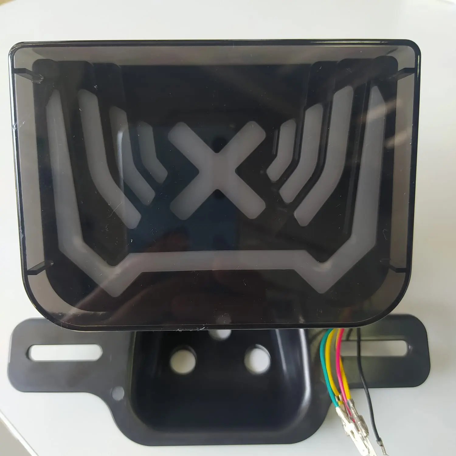 Stop LED integrado para moto Boxer con direccionales - Moderniza la estética trasera y mejora la visibilidad en carretera