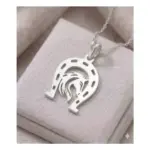 Cadena-Dije Caballo Herradura Plata 925 - Imagen 3
