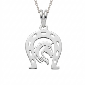 Cadena-Dije Caballo Herradura Plata 925