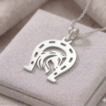 Cadena-Dije Caballo Herradura Plata 925 - Imagen 2