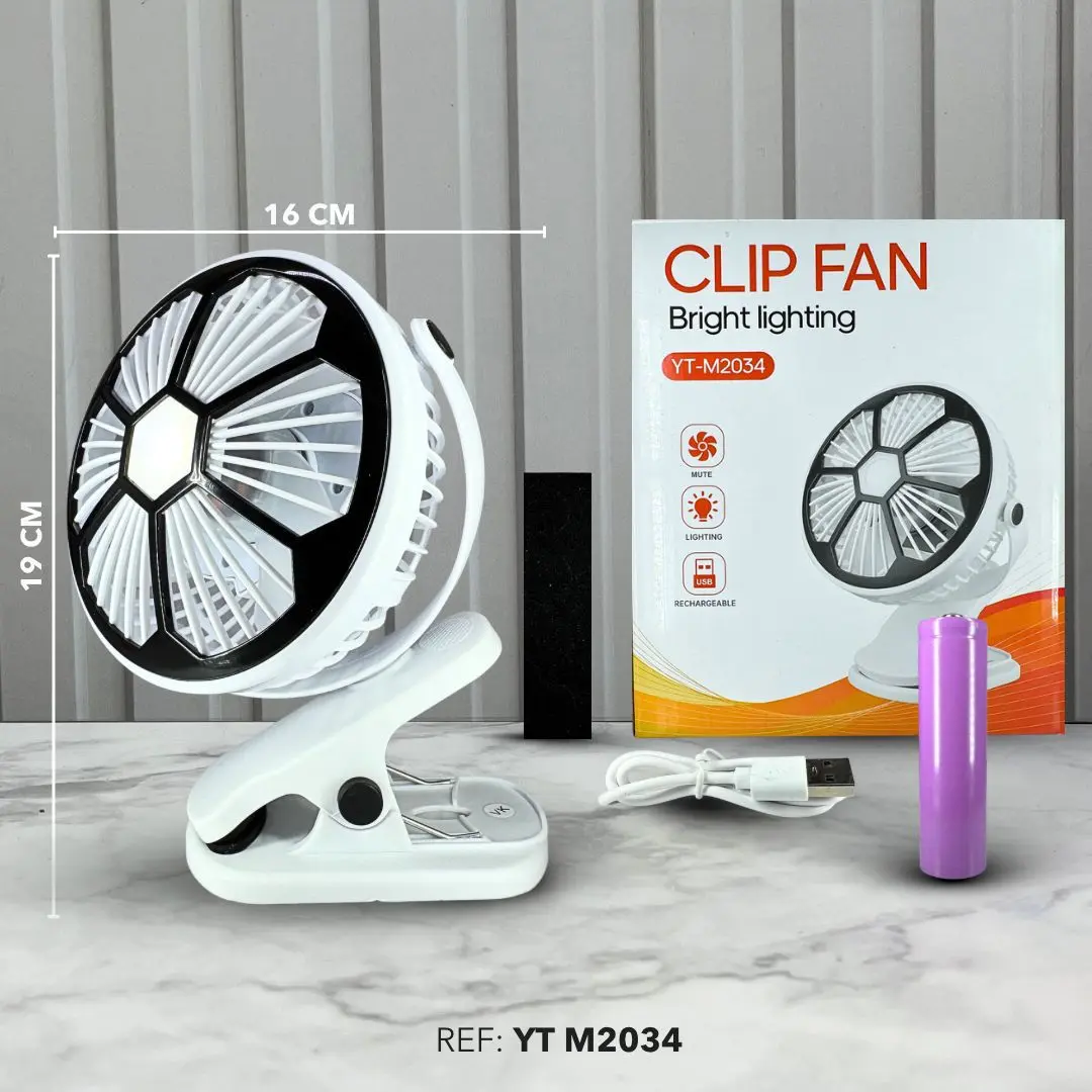 💥Ventilador Recargable de Pinza