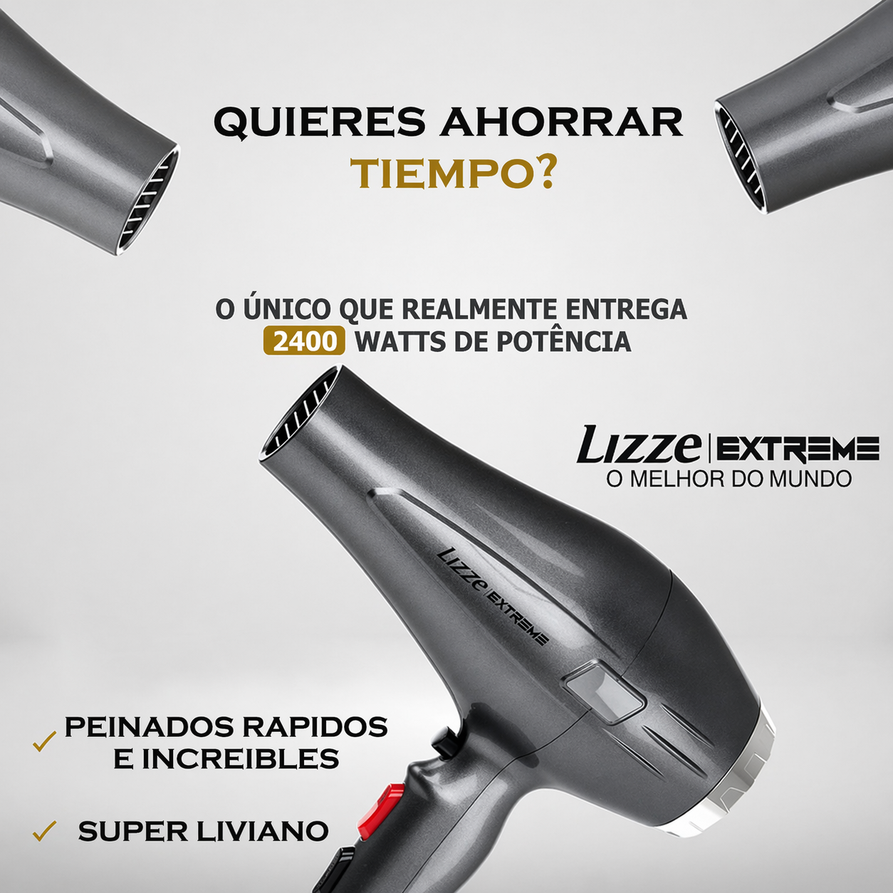 Secador Profesional Lizze Extreme 2400 W - Imagen 2