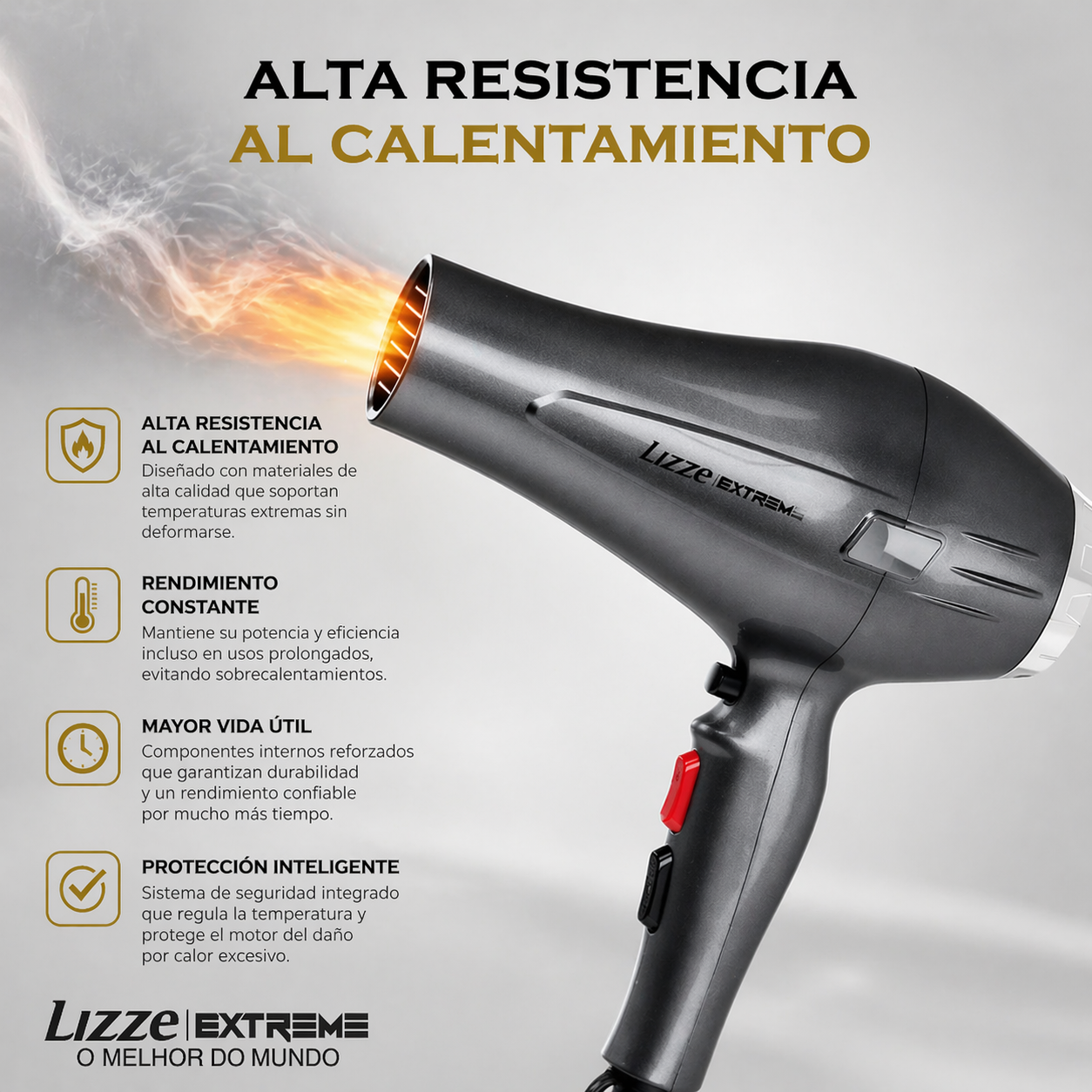 Secador Profesional Lizze Extreme 2400 W - Imagen 3