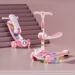 Scooter Infantil 3 en 1 con Asiento 7315