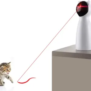 Laser Automatico para Gatos en Forma de Cabeza Felina - Diversion sin Esfuerzo