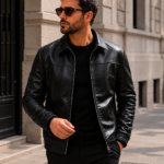 Chaqutea de cuero sintético para hombre con estilo urbano - Estiliza tu figura masculina y aporta elegancia diaria