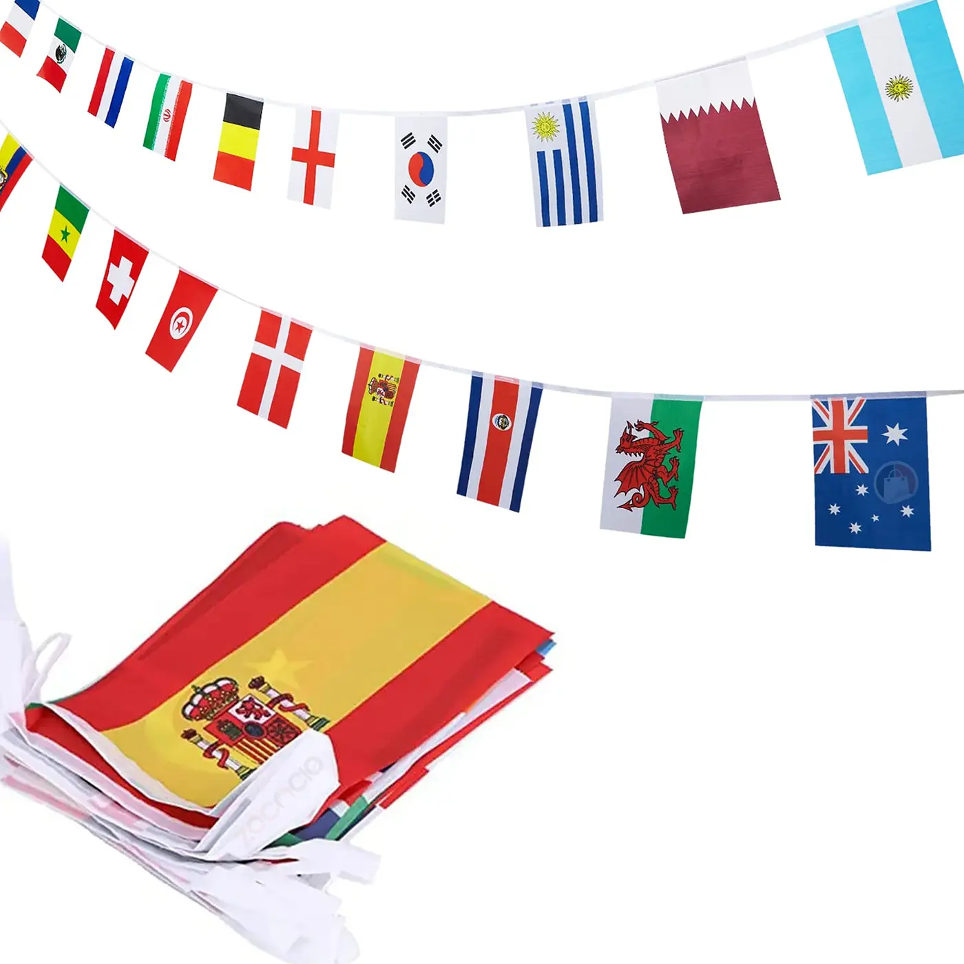 Cadena de Banderas Mundialistas