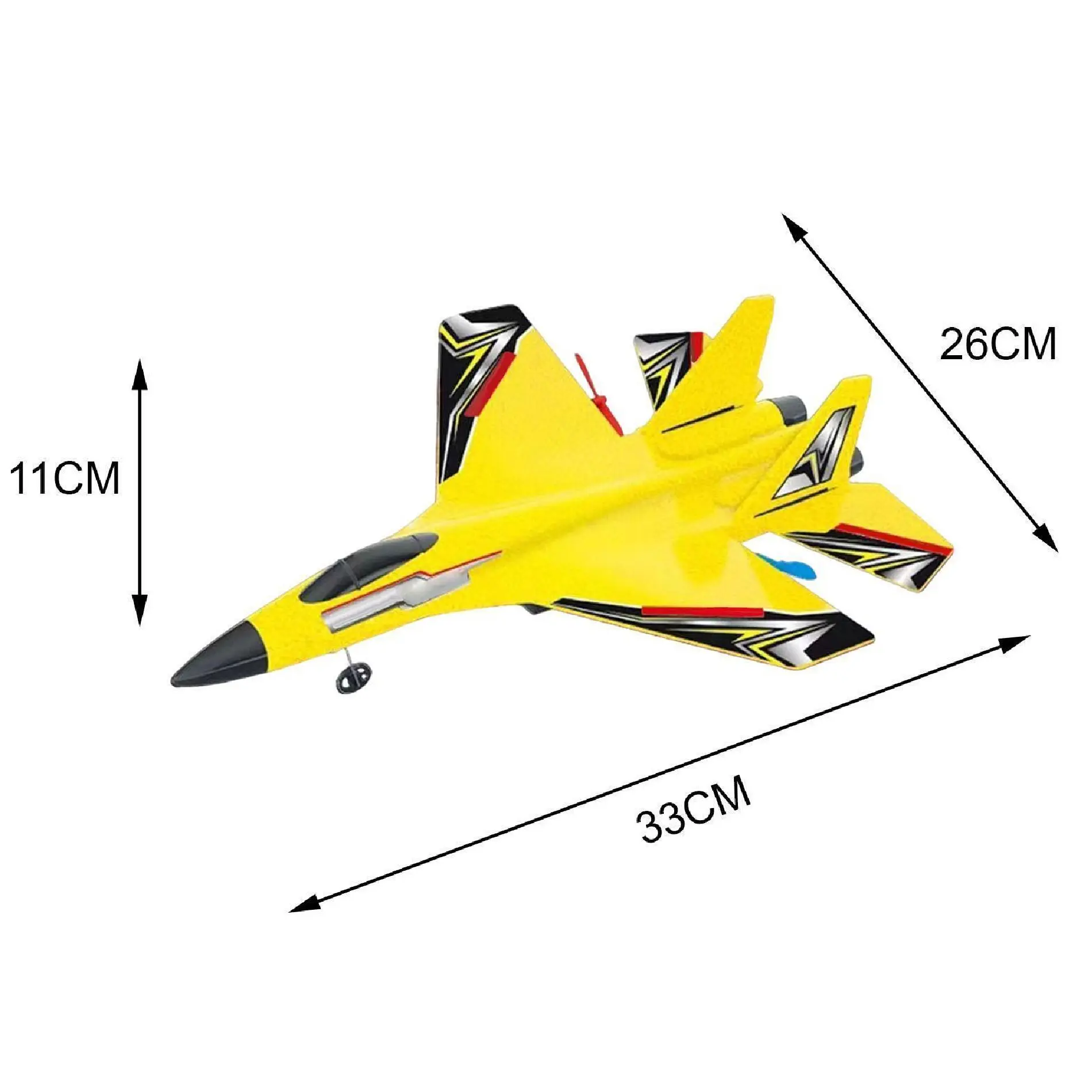 Avión Planeador Control Remoto Acróbata