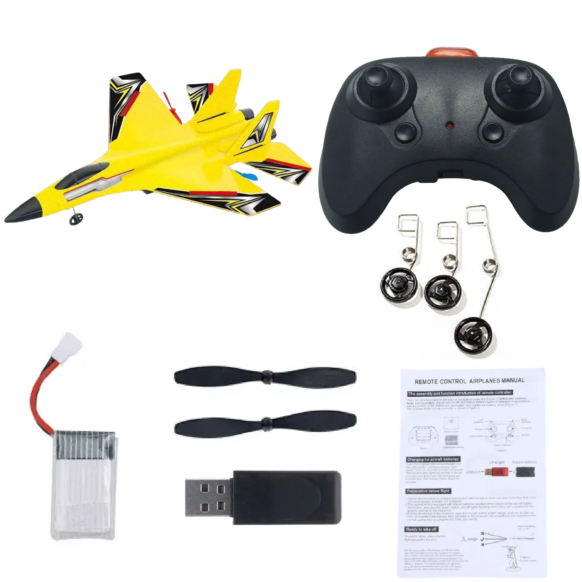 Avión Planeador Control Remoto Acróbata