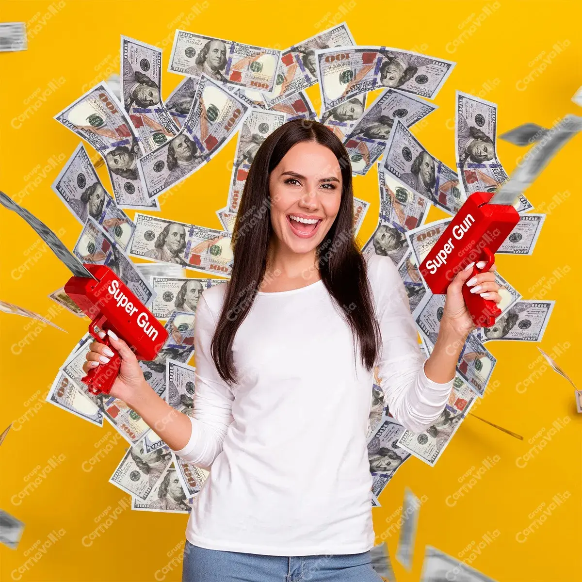 Pistola Lanzadora de Billetes
