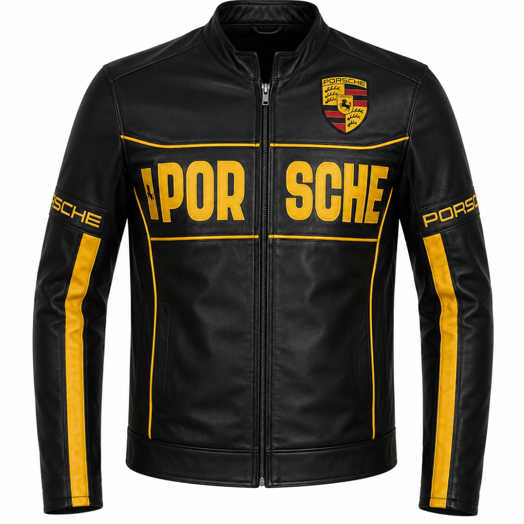 Chaqueta Porsche Racing Black Gold - Imagen 2