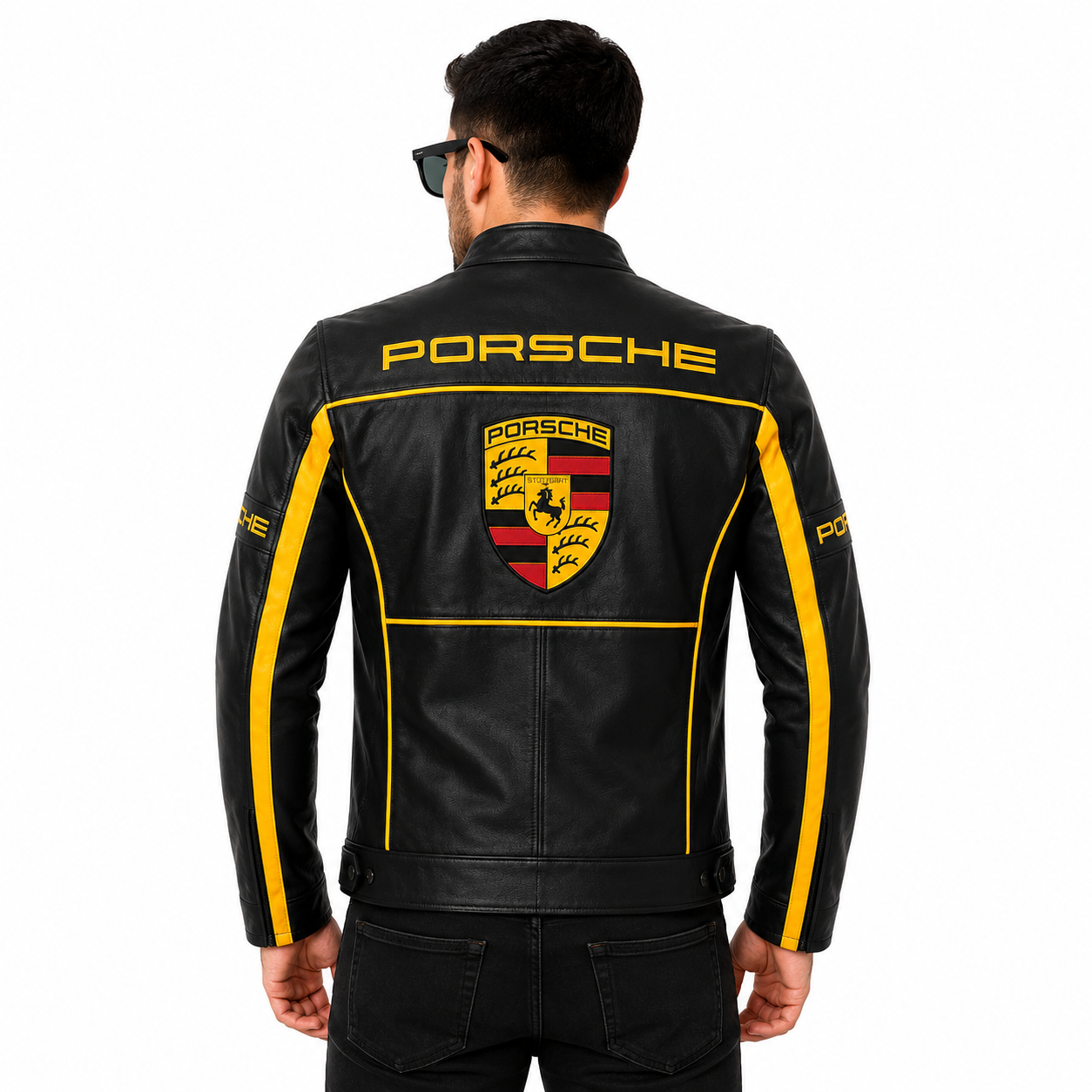 Chaqueta Porsche Racing Black Gold - Imagen 5