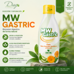 Set x2 Suplemento Líquido Digestivo MW Gastric 500 ml con Aloe Vera - Alivia la pesadez estomacal y mejora tu bienestar diario
