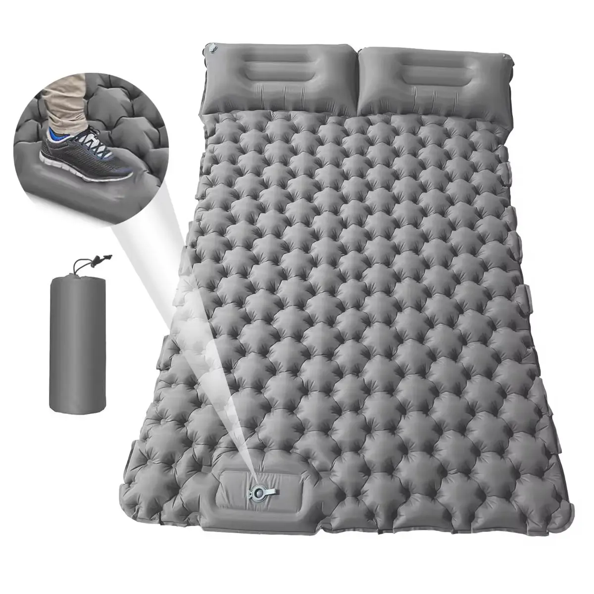 Colchon Autoinflable Doble para Acampar