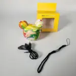 Set x2 Parlante Bluetooth portátil diseño Mickey Mouse con radio FM y AM - Decora tu escritorio mientras disfrutas de sonido claro
