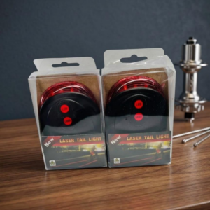Luz Trasera para Bicicleta con LED y Laser de Seguridad - Se Ve Mejor de Noche