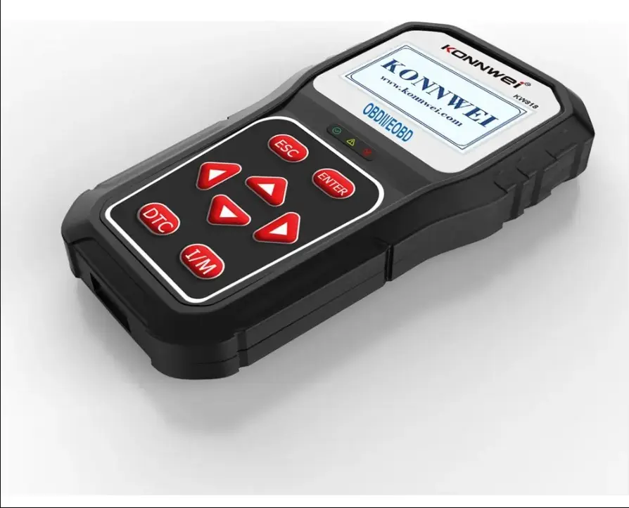 Scanner de Diagnostico Automotriz Konnwei KW818 OBDII - Detecta Fallas del Motor