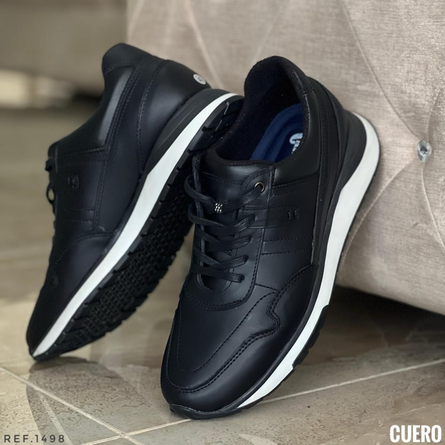 Deportivo en Cuero Encerado Caballero - Imagen 3
