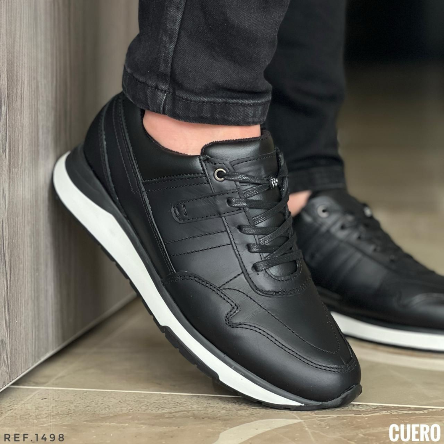 Deportivo en Cuero Encerado Caballero - Imagen 4