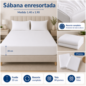 Semijuego(Enresortada-2 Fundas)