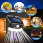 Lampara Solar Mata Moscas 2 en 1