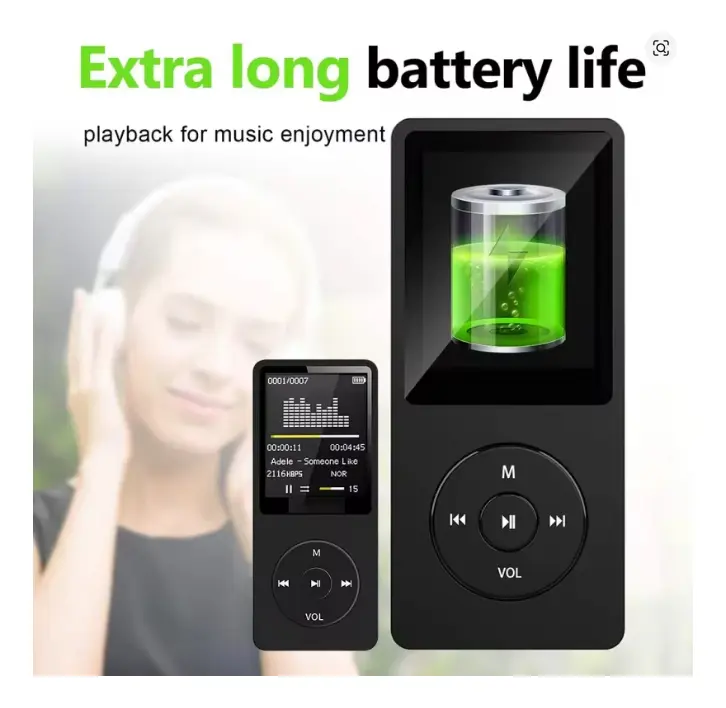 Reproductor MP3 Portátil con USB Radio FM y Altavoz - Disfruta tu música favorita mientras entrenas sin usar el teléfono