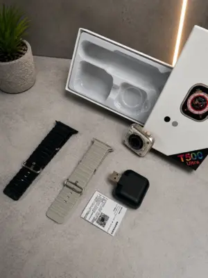 Set x2 Smartwatch T500 Ultra deportivo con notificaciones - Monitorea tu actividad física diaria