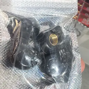 Set de 4 tapas de válvula para neumáticos con diseño decorativo de calavera cromada