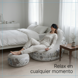 Silla Inflable Más Venda para Dormir