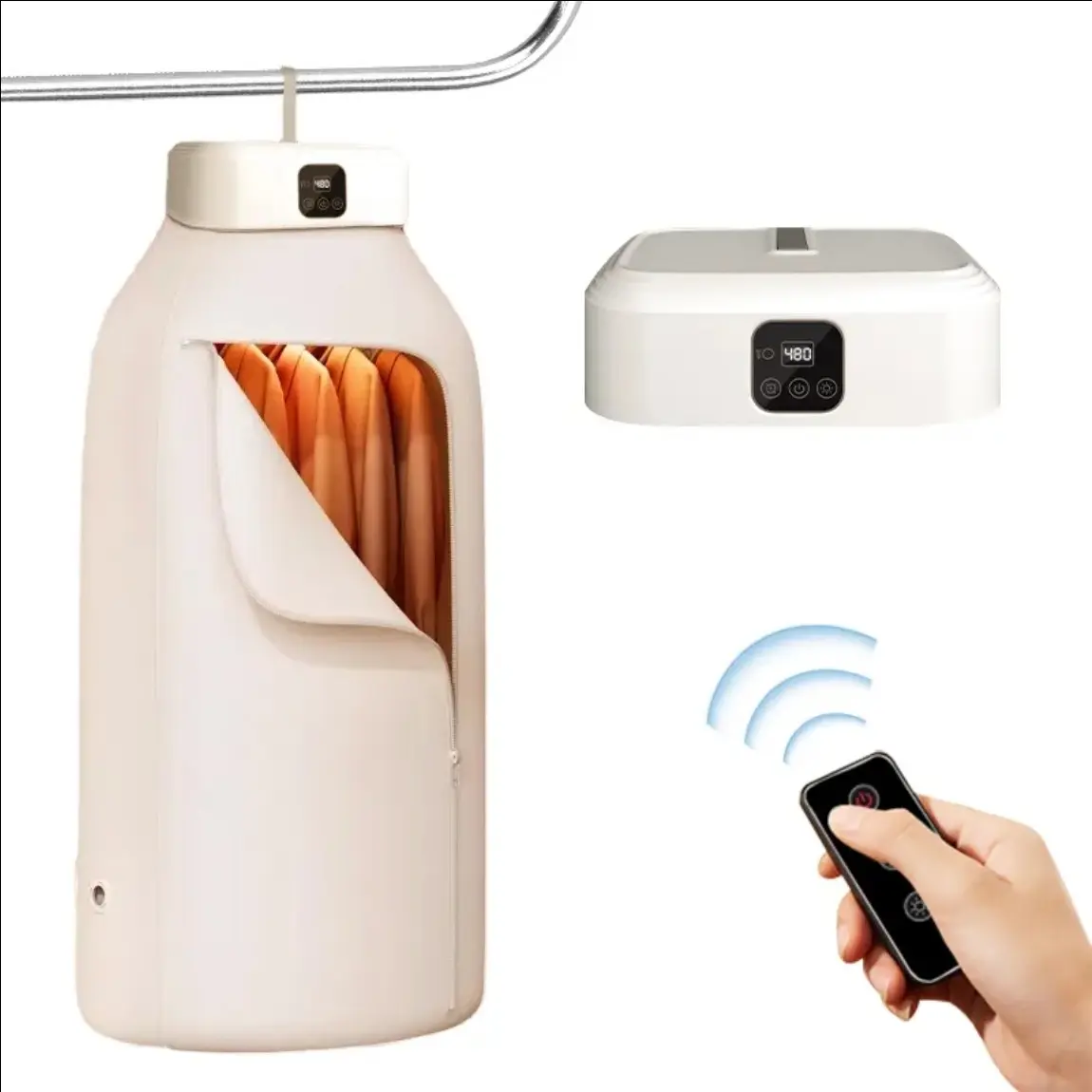 Perchero Eléctrico Plegable con Control - Imagen 4