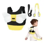 Arnés de seguridad ajustable para niñas con correa extensible y chaleco transpirable - Evita extravíos accidentales en lugares concurridos - Imagen 6