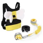 Arnés de seguridad ajustable para niñas con correa extensible y chaleco transpirable - Evita extravíos accidentales en lugares concurridos - Imagen 5