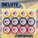 12 Pintucaritas Bandera Colombia - Imagen 5
