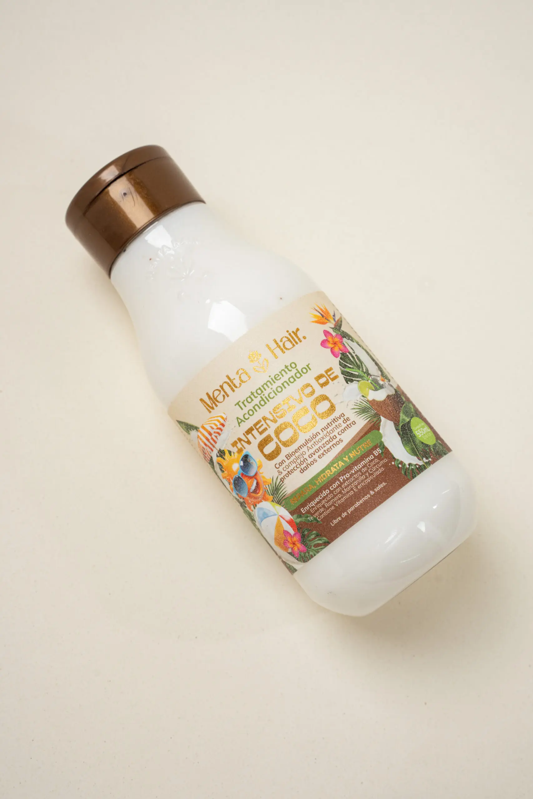 Envase del tratamiento intensivo de coco
