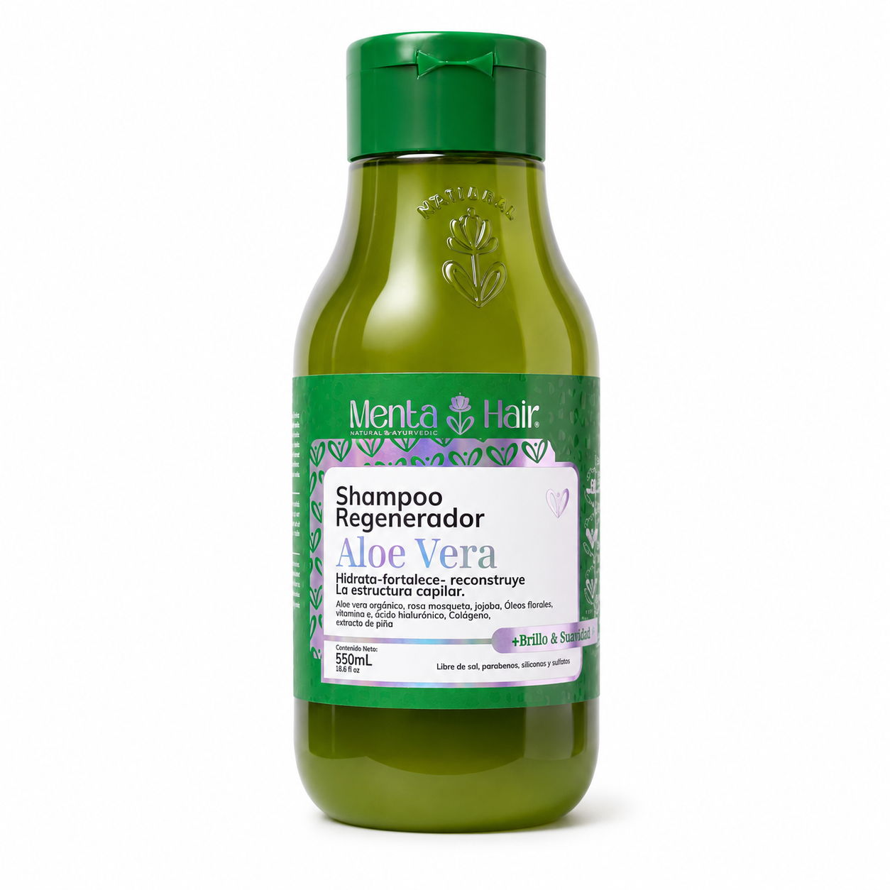 Shampoo Regenerador Aloe Vera X550Ml - Imagen 3