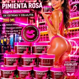 Set x2 Crema Reductora Antiestrías Candela - Reafirma la Piel y Atenúa Marcas