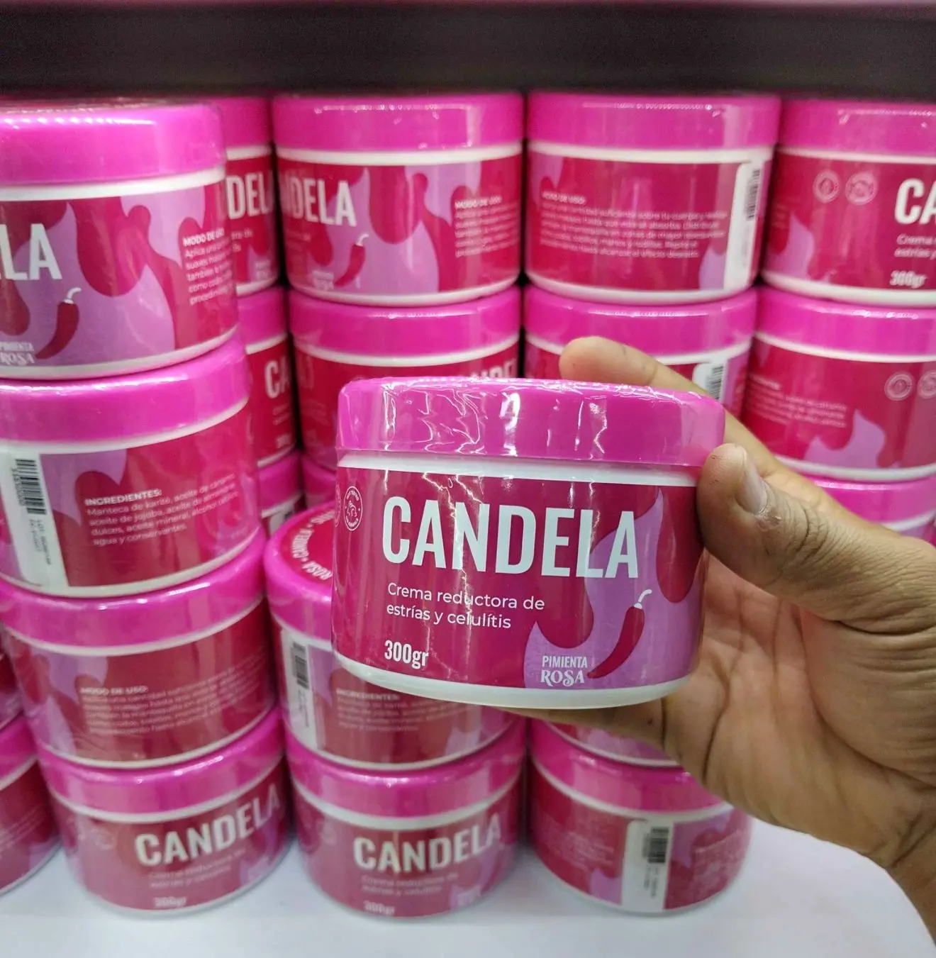 Set x2 Crema Reductora Antiestrías Candela - Reafirma la Piel y Atenúa Marcas - Imagen 2