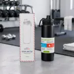 Termo Sport de Acero Inoxidable 800 ml con Aislamiento al Vacío - Mantiene tus bebidas frías por veinticuatro horas - Imagen 3