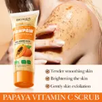 Tubo de exfoliante facial BIOAQUA Pawpaw con extracto de papaya y vitamina C de 100 g