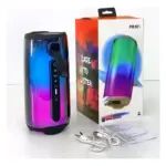 Parlante portátil Pulse 5 Bluetooth con luces LED 360 y sonido de 20W - Disfruta de audio potente y resistente al agua en tus reuniones - Imagen 3
