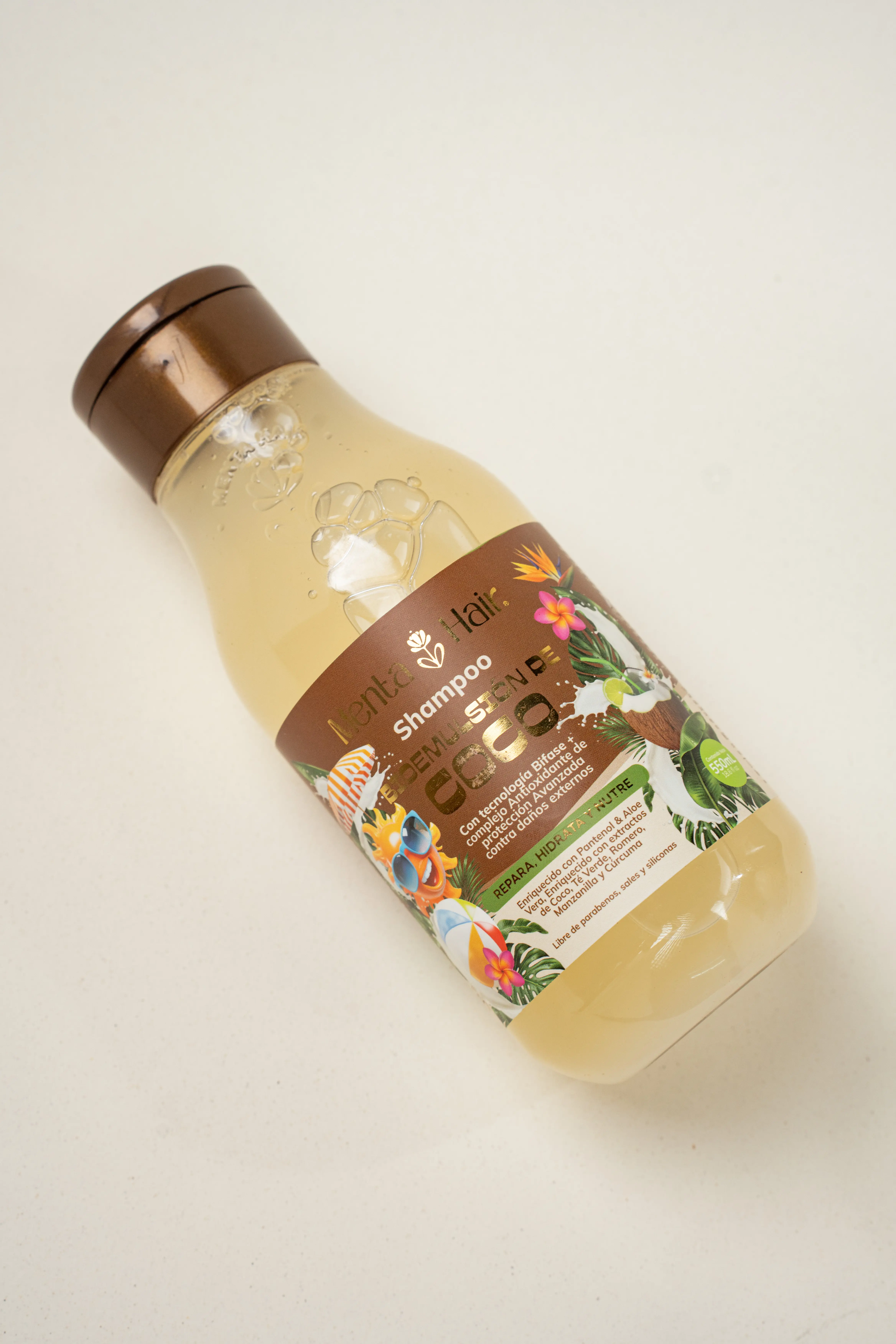 Shampoo bioemulsión de coco 550 ml