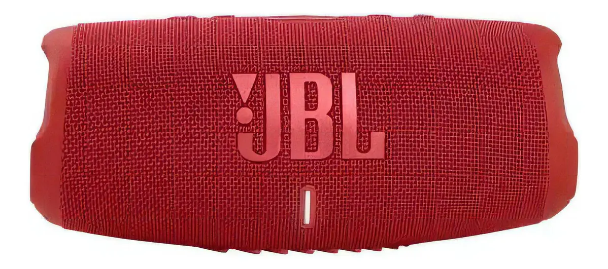 Parlante Inalámbrico JBL Charge 5 Rojo con Sonido Potente y Batería de 20 Horas - Disfrutas de música continua en exteriores con graves profundos