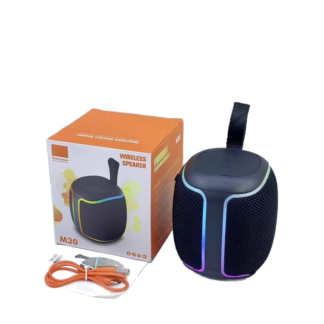 Parlante Bluetooth Portátil M30 8W con USB y SD - Disfrutas música sin cables en cualquier lugar