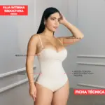 Faja reductora colombiana con copas y soporte lumbar - Moldea tu figura y corrige la postura al instante - Imagen 3