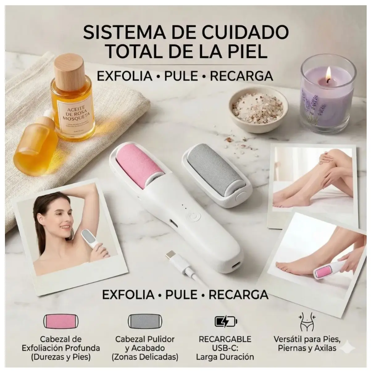 Lima Exfoliador Pies Removedor de Callos - Imagen 6