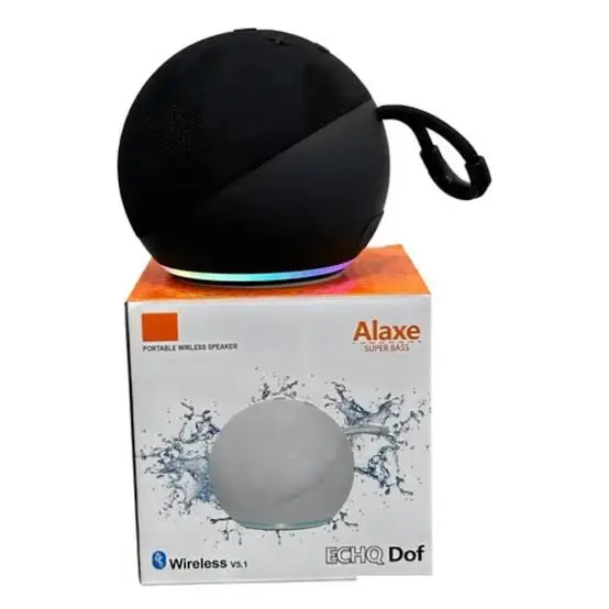 Parlante Portátil Bluetooth Inalámbrico ECHQ Dof con Luces LED RGB - Disfrutas tu música favorita con sonido claro en cualquier lugar